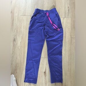 FIGS Women’s Amethyst Yola High Waisted 2.0 Tall Skinny Scrub Pants